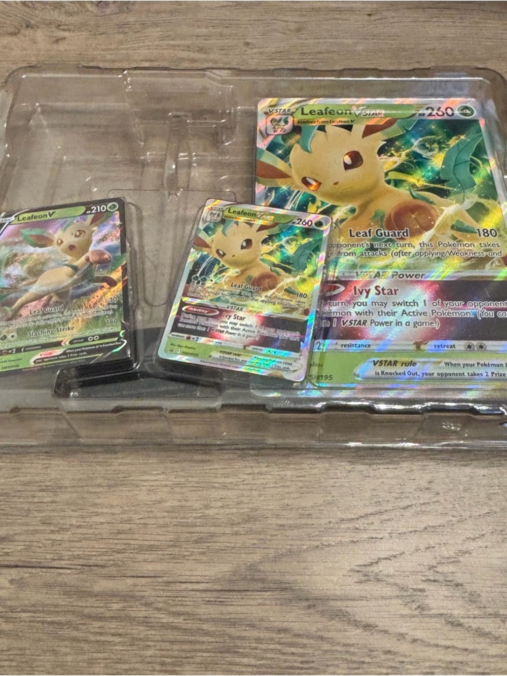 Pokemon Cards - Leafeon Vstar - Evolving Fusion Promo Cards
